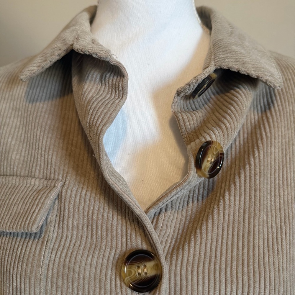 NWT NASTY GAL Oversized Corduroy Button Down Shirt SIZE 6 women's - Picture 5 of 11